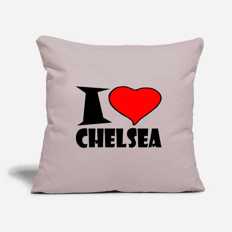 J'ADORE CHELSEA Housse de coussin décorative 45 x 45 cm