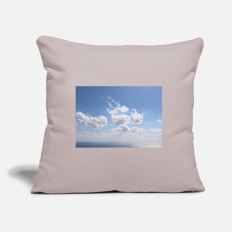 Awesome Blue Sky Clouds Pattern - Summer Vacation Sofa pillowcase 17,3'' x 17,3'' (45 x 45 cm)