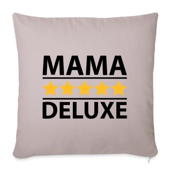 Mama Deluxe - Sofakissenbezug 45 x 45 cm - helles Taupe - Vorne