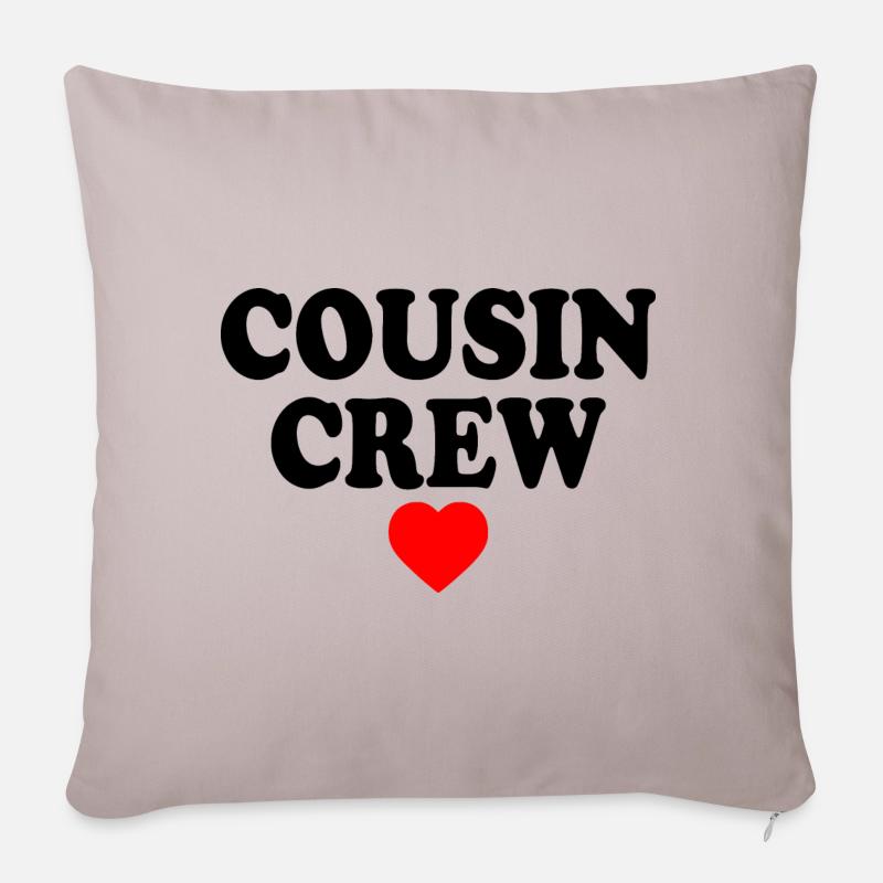 Cousin crew - Sofakissenbezug 45 x 45 cm - helles Taupe