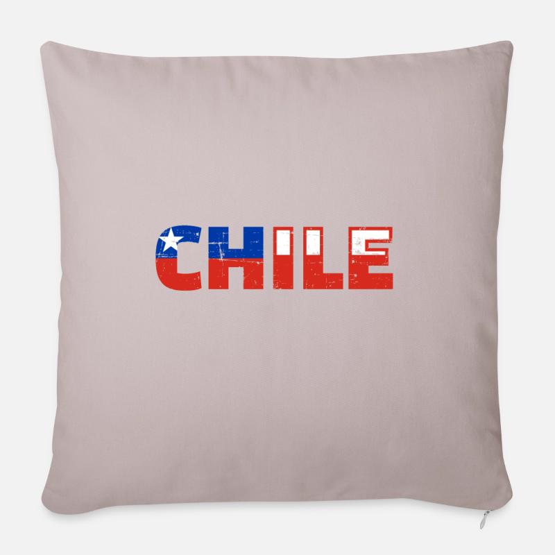 Chile - Sofakissenbezug 45 x 45 cm - helles Taupe