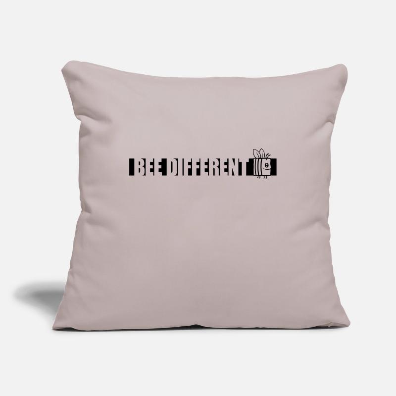bee different Spruch Zitat Sofakissenbezug 45 x 45 cm