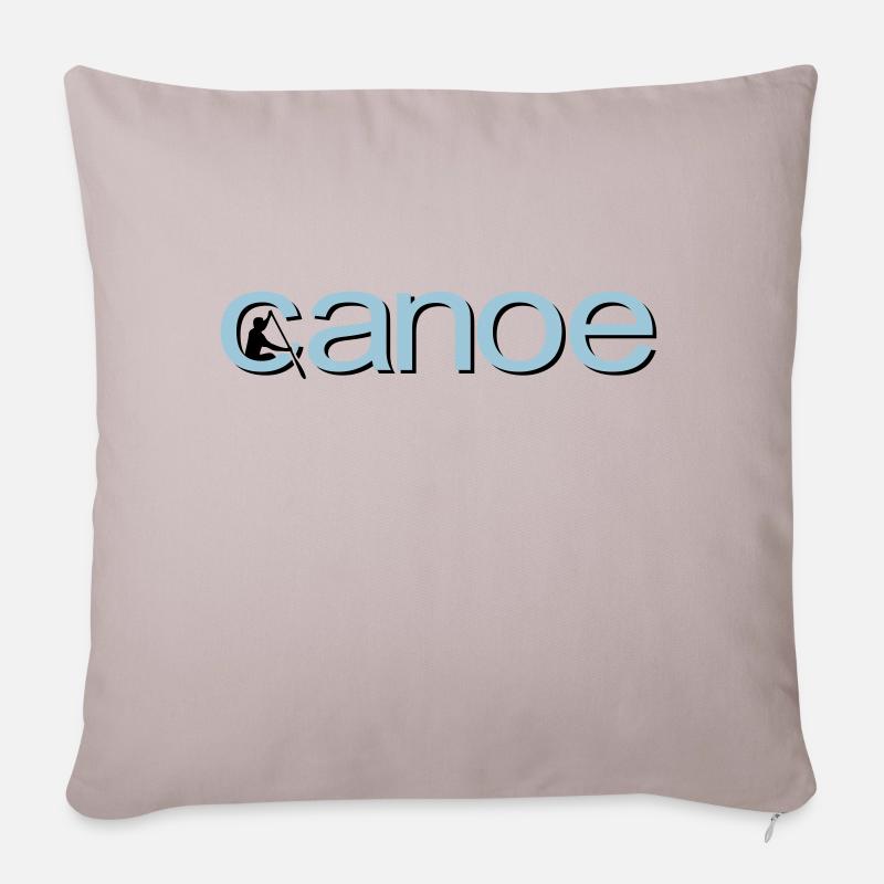 canoe - Sofa pillowcase 17,3'' x 17,3'' (45 x 45 cm) - light taupe
