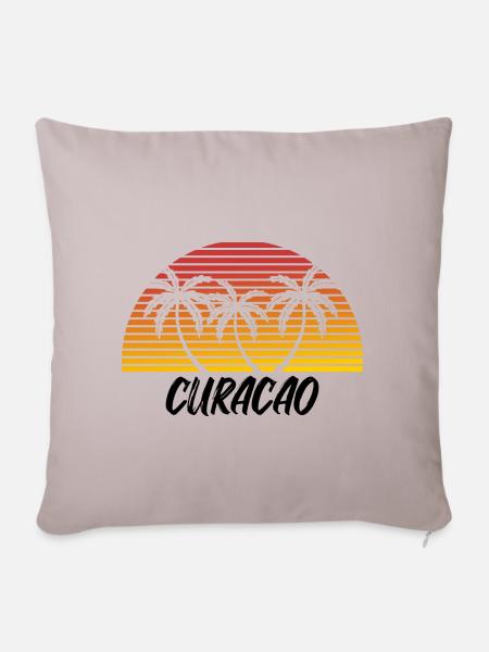 Curacao - Sofakissenbezug 45 x 45 cm - helles Taupe