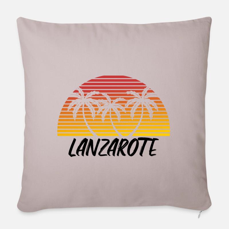 Lanzarote - Sofakissenbezug 45 x 45 cm - helles Taupe