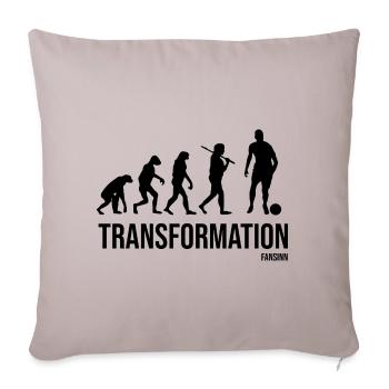 Soccer - Sofa pillowcase 17,3'' x 17,3'' (45 x 45 cm) - light taupe - Front