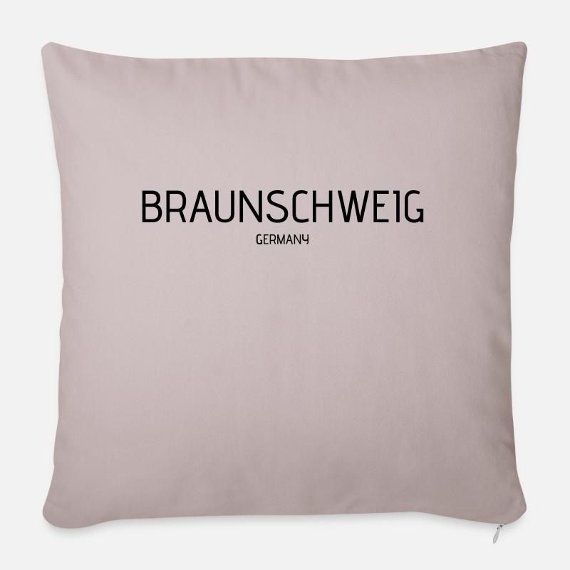Braunschweig - Sofakissenbezug 45 x 45 cm - helles Taupe