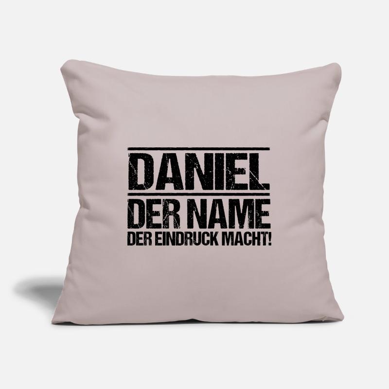 First name Daniel Sofa pillowcase 17,3'' x 17,3'' (45 x 45 cm)