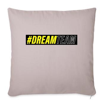 Dream Team - Sofa pillowcase 17,3'' x 17,3'' (45 x 45 cm) - light taupe - Front