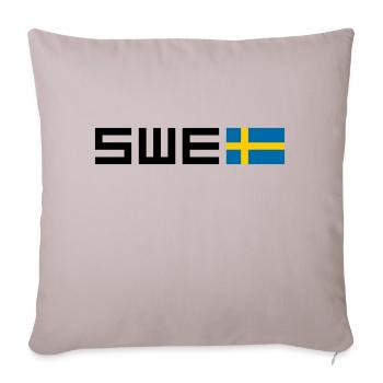 Sweden - Sofa pillowcase 17,3'' x 17,3'' (45 x 45 cm) - light taupe - Front