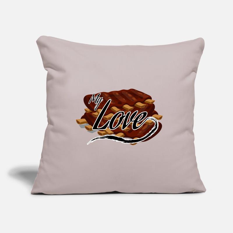 Côtes levées Housse de coussin décorative 45 x 45 cm