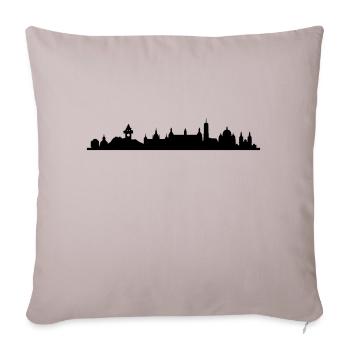 Skyline Graz - Sofakissenbezug 45 x 45 cm - helles Taupe - Vorne
