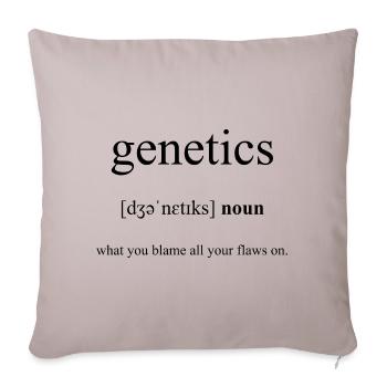 Genetics Definition Dictionary - Sofakissenbezug 45 x 45 cm - helles Taupe - Vorne