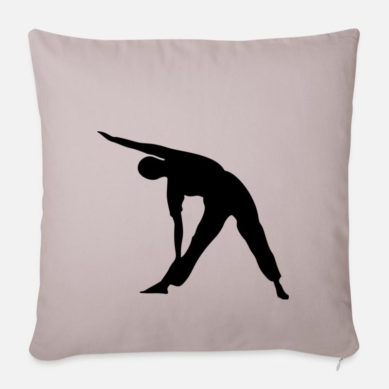 Sport - Sofakissenbezug 45 x 45 cm - helles Taupe