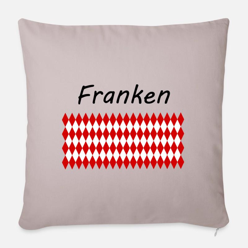 Franken - Sofakissenbezug 45 x 45 cm - helles Taupe