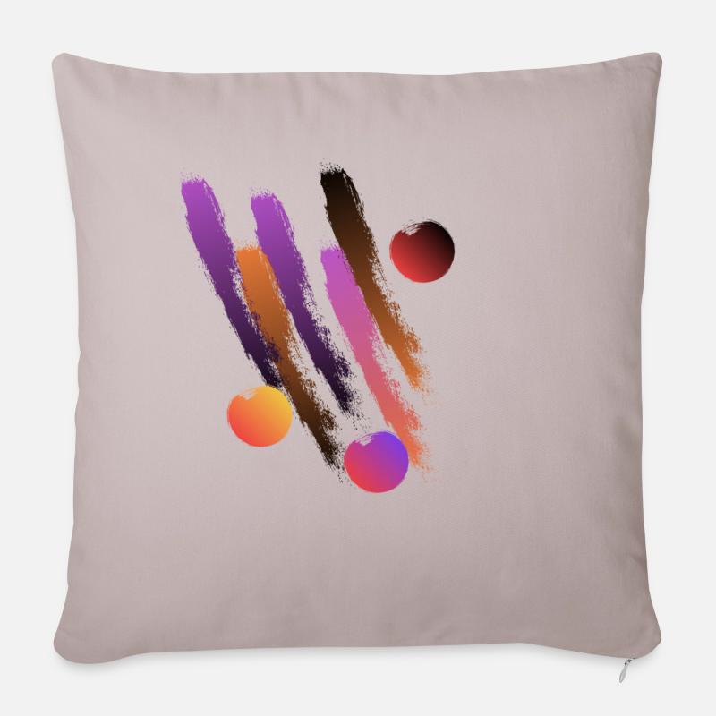coloré - Housse de coussin décorative 45 x 45 cm - taupe clair