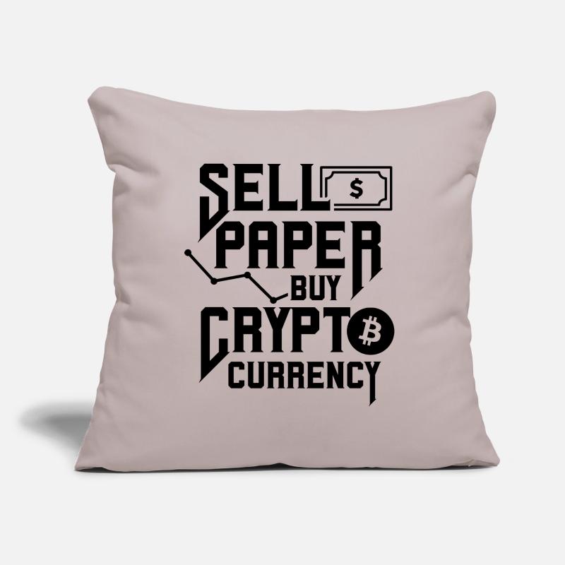 Cryptowährung Crypto Trader Kryptowährung Krypto Sofakissenbezug 45 x 45 cm