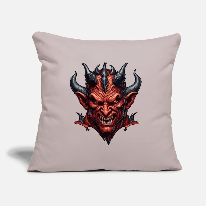 Devil / Hell / Horror / Devilish / Evil Sofa pillowcase 17,3'' x 17,3'' (45 x 45 cm)
