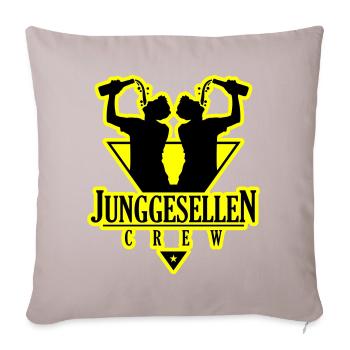 Bachelor Crew Jga Drinking - Sofa pillowcase 17,3'' x 17,3'' (45 x 45 cm) - light taupe - Front