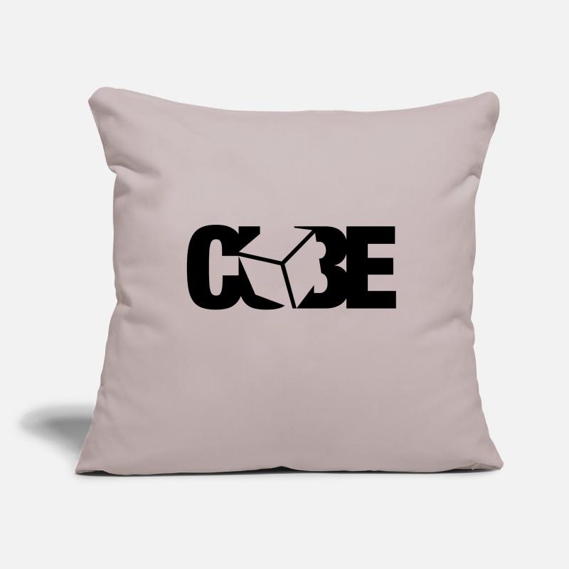 CUBE IN CUBE. Cubing-Cube-Cuber-Speedcubing Sofa pillowcase 17,3'' x 17,3'' (45 x 45 cm)