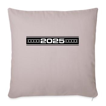 2025 Year Element - Sofa pillowcase 17,3'' x 17,3'' (45 x 45 cm) - light taupe - Front