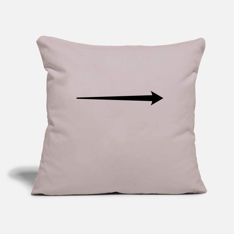 Motif de la flèche Housse de coussin décorative 45 x 45 cm