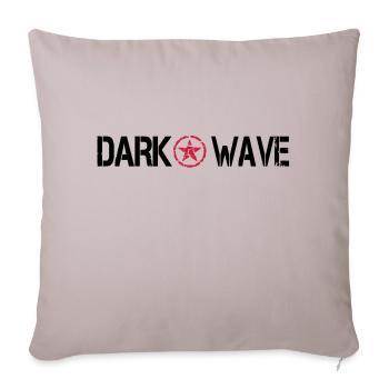 dark wave - Sofakissenbezug 45 x 45 cm - helles Taupe - Vorne