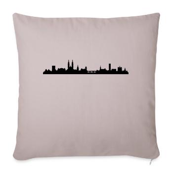 Skyline Basel - Sofakissenbezug 45 x 45 cm - helles Taupe - Vorne