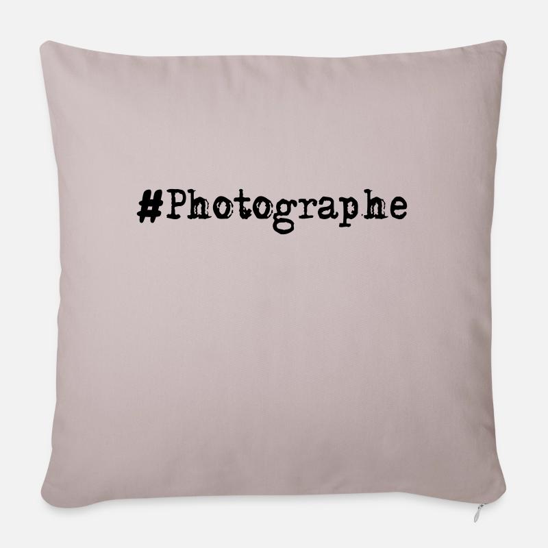 Photographe - Sofakissenbezug 45 x 45 cm - helles Taupe
