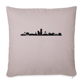 Skyline - Bochum - Sofakissenbezug 45 x 45 cm - helles Taupe - Vorne