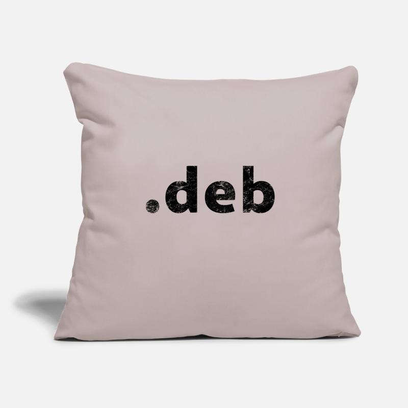 Paquet de programmes Debian Housse de coussin décorative 45 x 45 cm