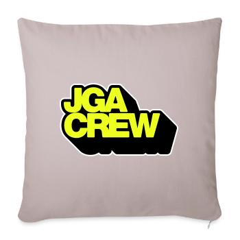 Bachelor Party Crew 3D - Sofa pillowcase 17,3'' x 17,3'' (45 x 45 cm) - light taupe - Front