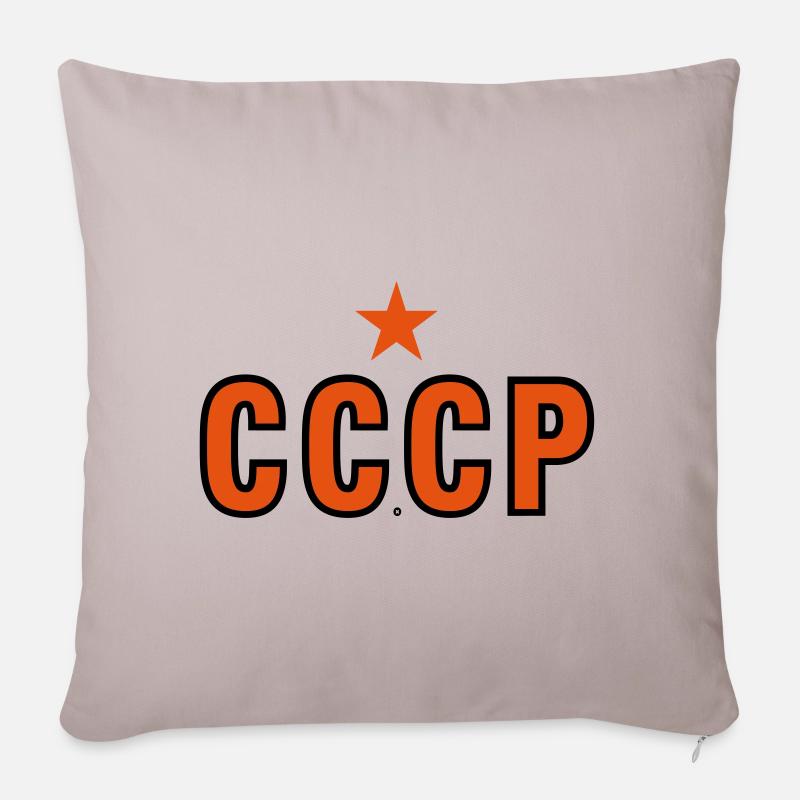 Le Soviet Suprême - Housse de coussin décorative 45 x 45 cm - taupe clair