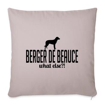 BERGER DE BEAUCE what else Chien Wilsigns Beauceron - Housse de coussin décorative 45 x 45 cm - taupe clair - Devant