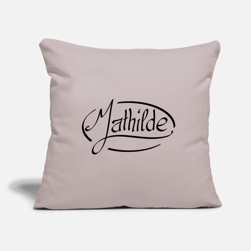 Mathilde Housse de coussin décorative 45 x 45 cm