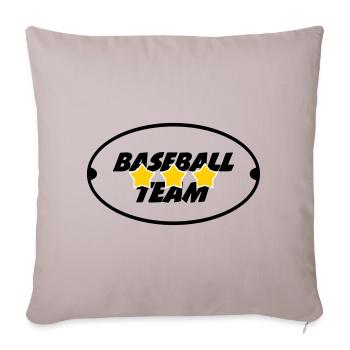 Baseball Team - Sport - Housse de coussin décorative 45 x 45 cm - taupe clair - Devant
