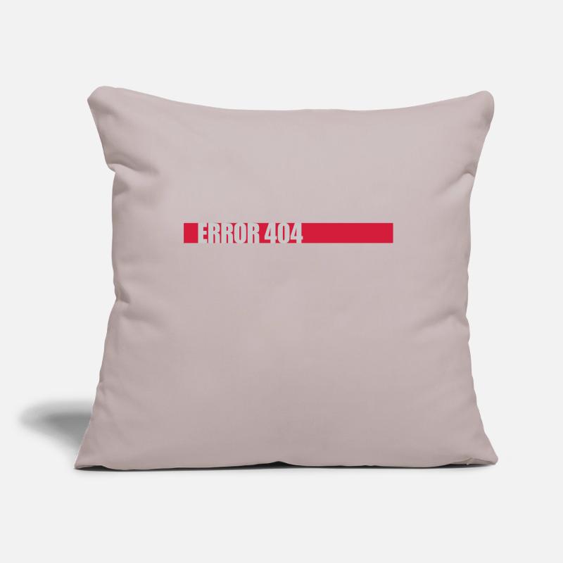 Network Lost Error 404 Sofa pillowcase 17,3'' x 17,3'' (45 x 45 cm)