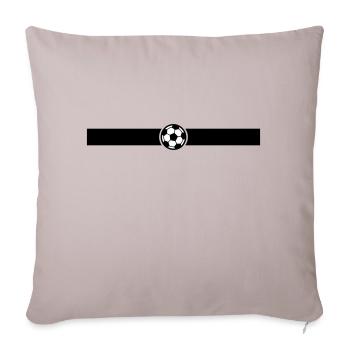 Soccer Ball Line - Sofa pillowcase 17,3'' x 17,3'' (45 x 45 cm) - light taupe - Front