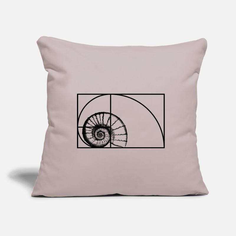 Fibonacci Sequenz Goldener Schnitt Sofakissenbezug 45 x 45 cm