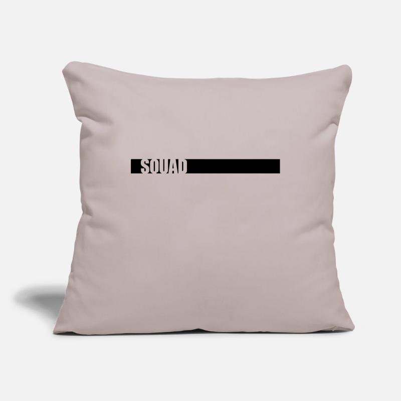 Équipe de chef d’escouade strip Housse de coussin décorative 45 x 45 cm