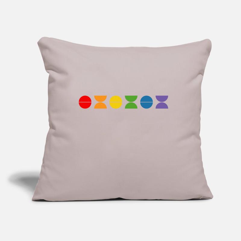 Regenbogen fun Sofakissenbezug 45 x 45 cm