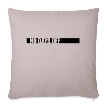 pas de jours de congé devis - Housse de coussin décorative 45 x 45 cm - taupe clair - Devant