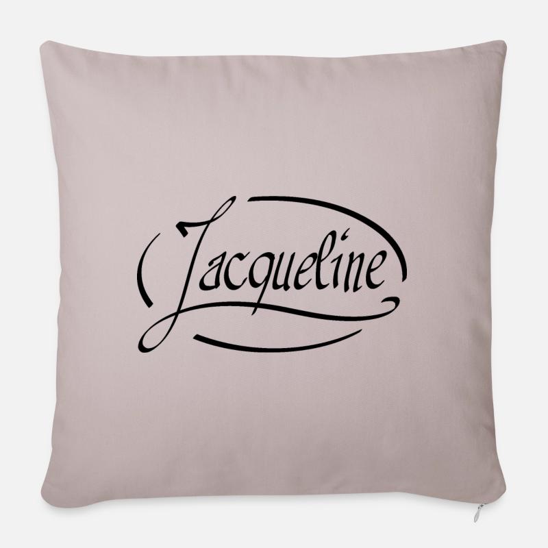 Jacqueline - Sofakissenbezug 45 x 45 cm - helles Taupe
