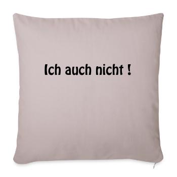schizo2 - Sofa pillowcase 17,3'' x 17,3'' (45 x 45 cm) - light taupe - Front