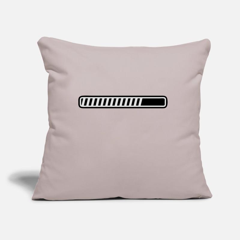 progress bar Sofa pillowcase 17,3'' x 17,3'' (45 x 45 cm)