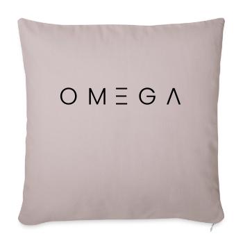 omega - Housse de coussin décorative 45 x 45 cm - taupe clair - Devant