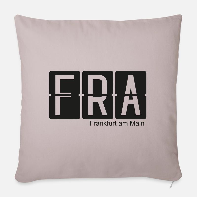 Frankfurt am Main - Sofakissenbezug 45 x 45 cm - helles Taupe