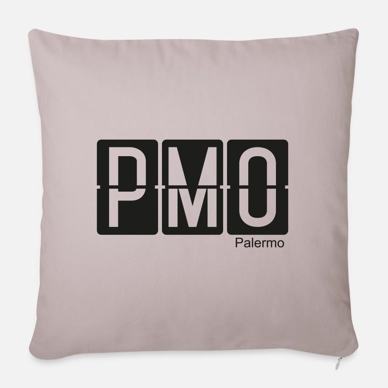 Palerme - Housse de coussin décorative 45 x 45 cm - taupe clair