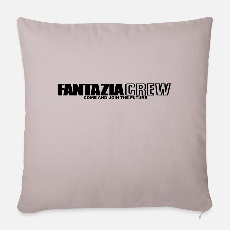 Fantazia Crew - Housse de coussin décorative 45 x 45 cm - taupe clair