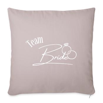 Team Bride - Sofakissenbezug 45 x 45 cm - helles Taupe - Vorne